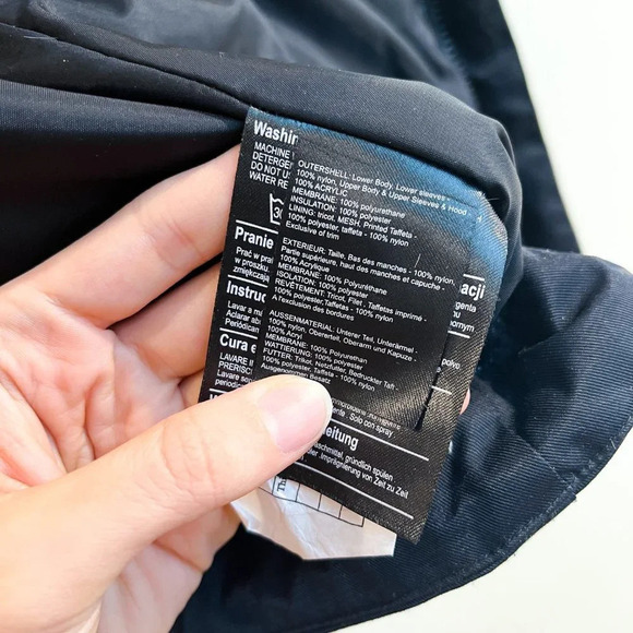 Burton Black Plaid Colorblock Ski Snowboarding Winter Outdoor Snow Coat Small - Picture 10 of 13